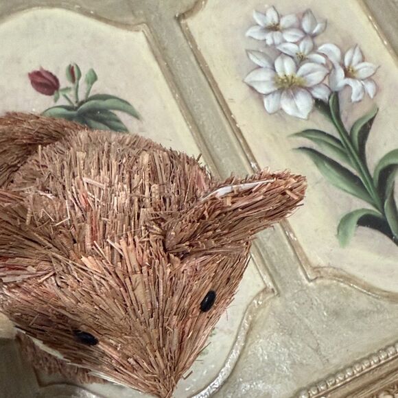 Straw Fox Figurine Brown - Picture 7 of 12